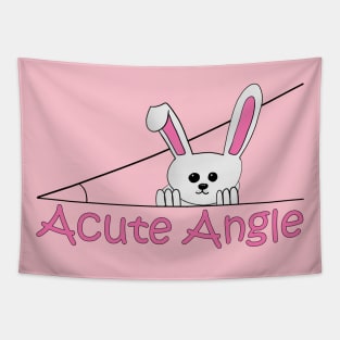 Acute Angle (bunny) Tapestry