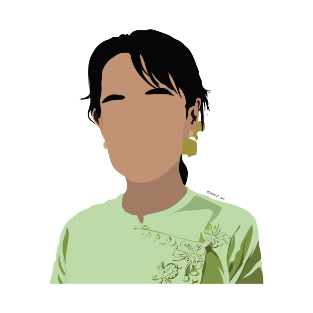 Aung San Suu Kyi by itsaulart