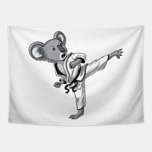 Koala Bear Karate Tapestry