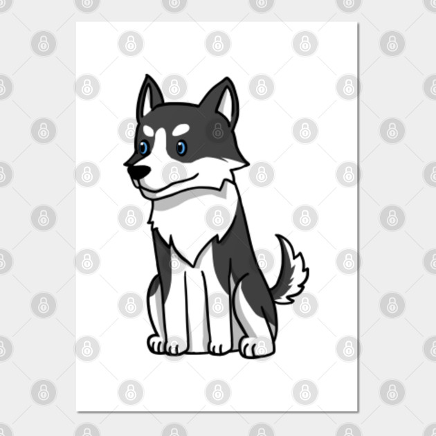 cute husky art