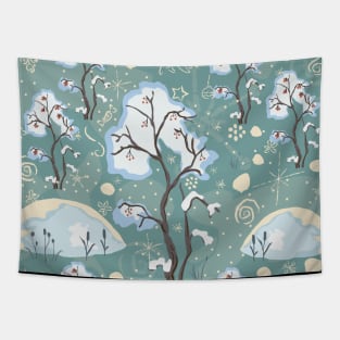 Winter Pattern Tapestry