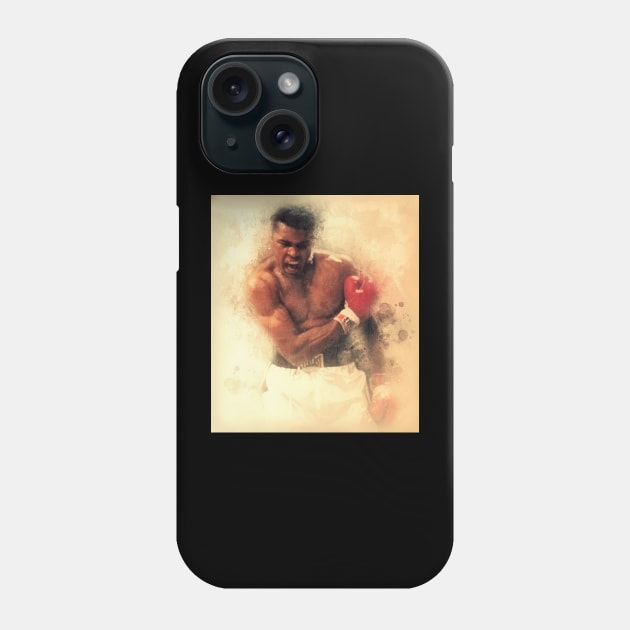 MUHAMMAD ALI - VINTAGE-3 Phone Case by MufaArtsDesigns