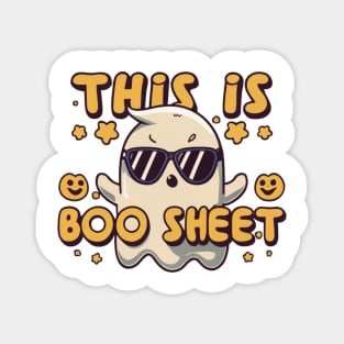 Cool Ghost This Is Some Boo Sheet Magnet