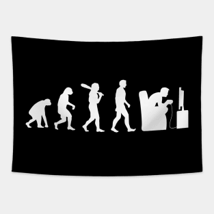 Funny Gaming Evolution Video Games Player Gamer Tapestry