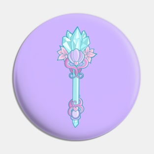 Mermaid Magical Wand Pin