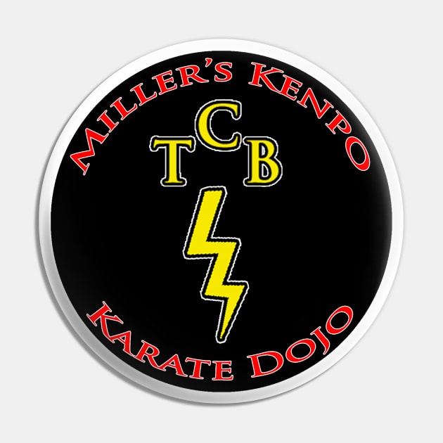 Miller's Dojo TCB Logo Pin by Miller's Kenpo Karate Dojo