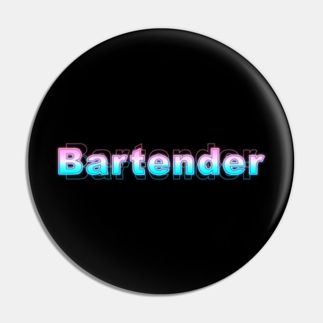 Bartender Pin by Sanzida Design