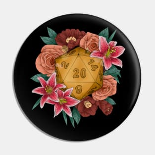 Pink D20 Pin