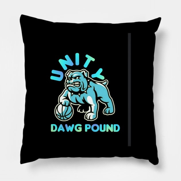 Dawg pound basketball Pillow by Chazz Deas