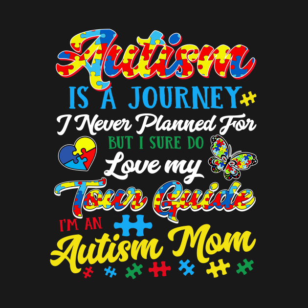 Autism Mom - A Journey I Never Planned , Puzzle Piece Heart by artbyhintze