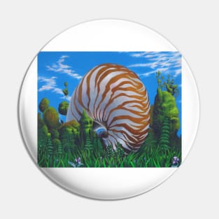 The Nautilus of Knowledge Pin