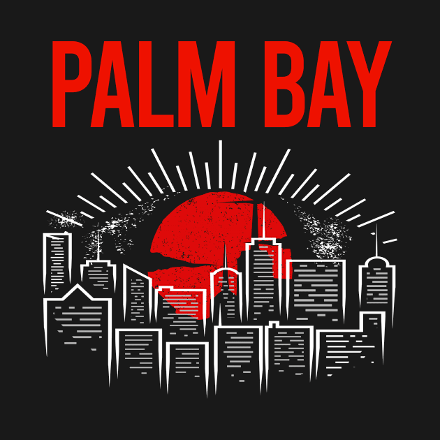 Red Moon Palm Bay by flaskoverhand