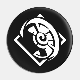 Genshin Impact Bennett Emblem - White Pin