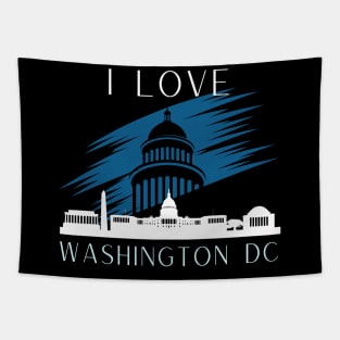 I love this city My home Washington DC USA city tall monument dc statehood Tapestry