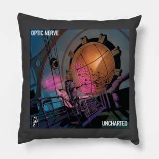 Optic Nerve Uncharted Lp T-Shirt Artwork By Kyle Irvine Pillow