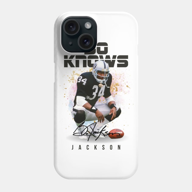 Bo Jackson Aesthetic Tribute 〶 Phone Case by Terahertz'Cloth