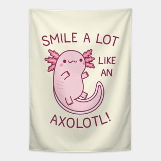 Cute Smile A Lot Like An Axolotl Tapestry