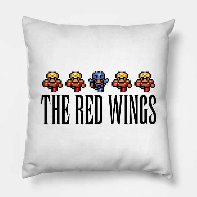 The Red Wings Pillow by inotyler