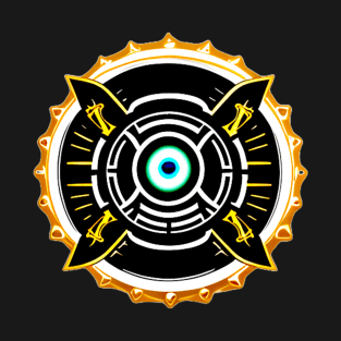 Golden Gaze Labyrinth -  Insight Emblem T-Shirt