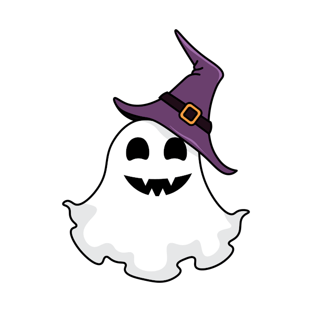 Halloween ghost witch by CITYs