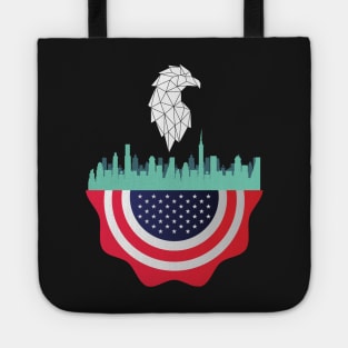 Usa curling Tote