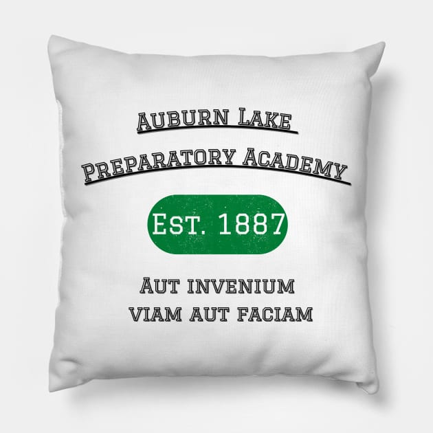 Auburn Lake Prep Academy classic established logo Pillow by chrisphilbrook