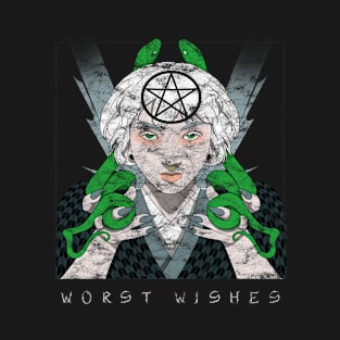 Distressed Worst Wishes powerful witch T-Shirt