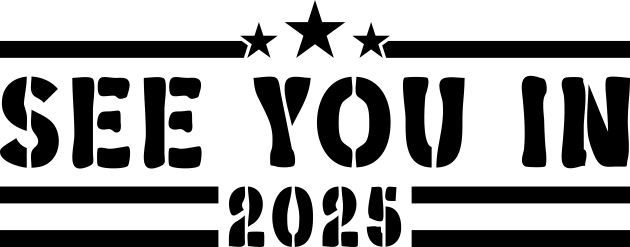 Military Service See You In 2025 v3 Kids T-Shirt by Emma