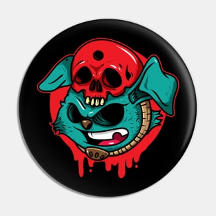 Bunny Skull Pin