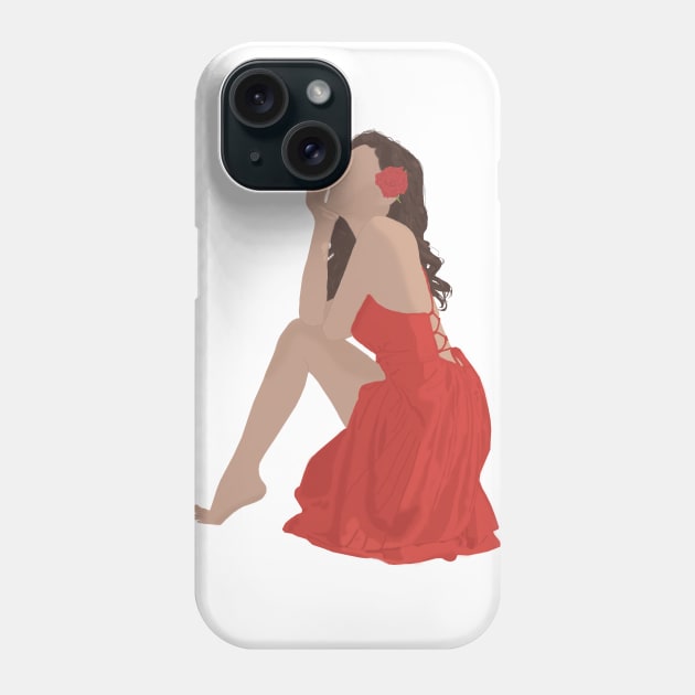 Red Moon Hwasa Phone Case by cahacc