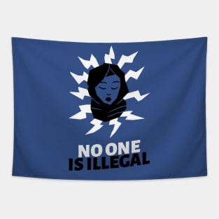 No One Is Illegal Tapestry