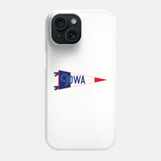 Iowa Flag Pennant Phone Case