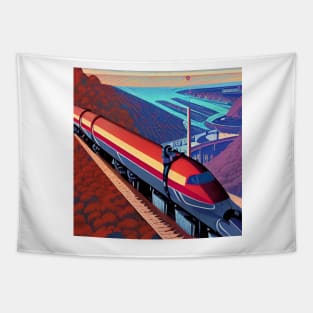 Bullet Train Dream #5 Tapestry