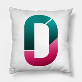 Letter D Pillow