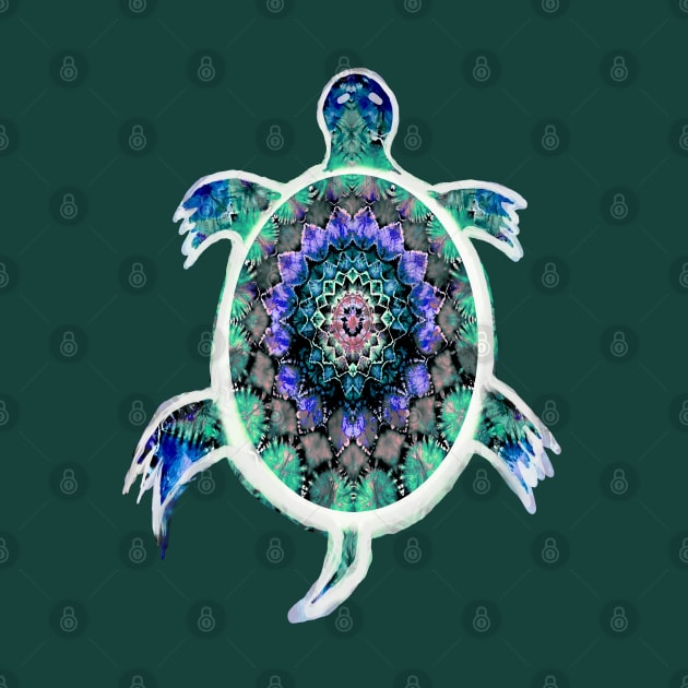 Tie Dye Terrapin  Grateful Dead Company Turtle psychedelic animal spirit phish fans by Aurora X