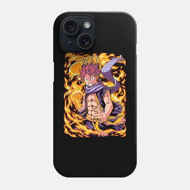 Natsu Dragneel Phone Case by sarudraws