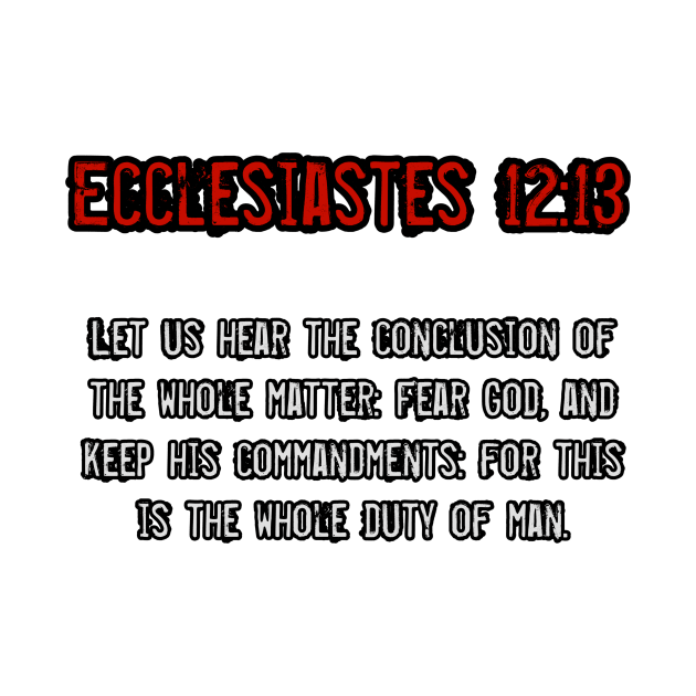 Ecclesiastes 12:13 by Yachaad Yasharahla