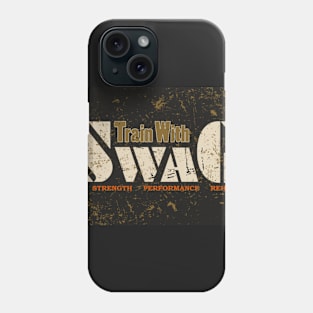 TrainWithSwag Military design Phone Case