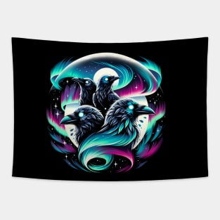 Cosmic Crow Coven Tapestry