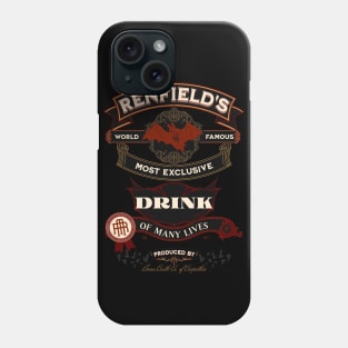 Renfield's Drink of Many Lives - T-shirt Version Phone Case