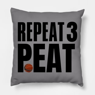 Repeat Three Peat Pillow