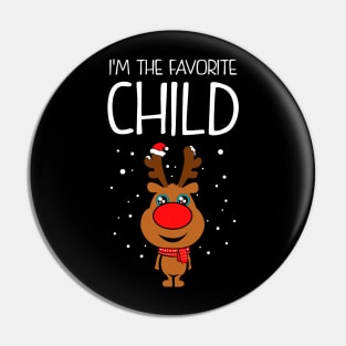 Favorite Child Christmas Sweater Pin