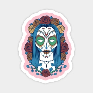 skull woman design Magnet