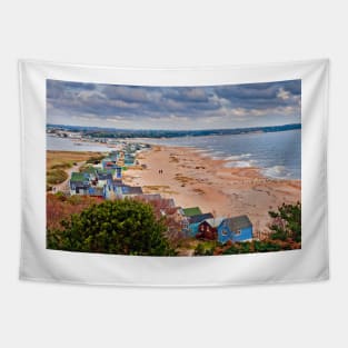 Hengistbury Head Beach Huts Bournemouth Dorset UK Tapestry