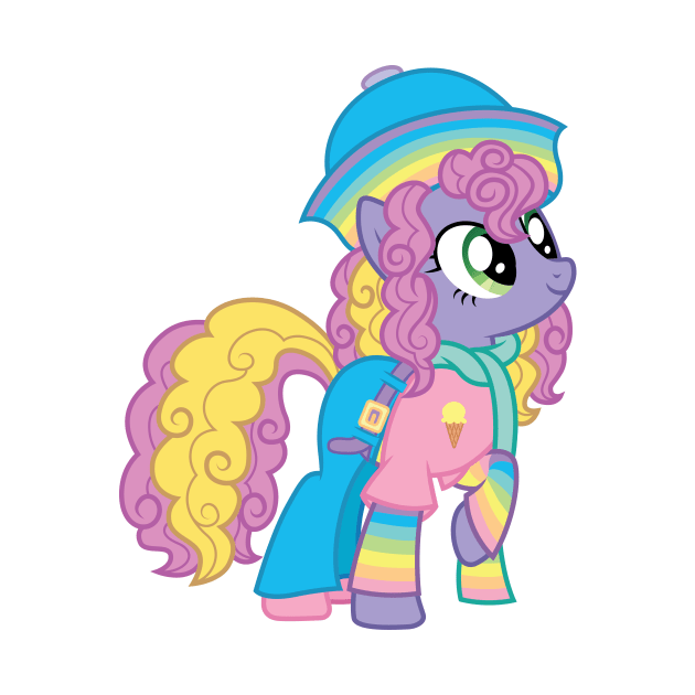 Rainbow Swirl as Rainbow Sherbet by CloudyGlow