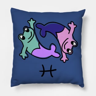 Pisces Frog Pillow