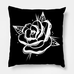 Rose tattoo Pillow