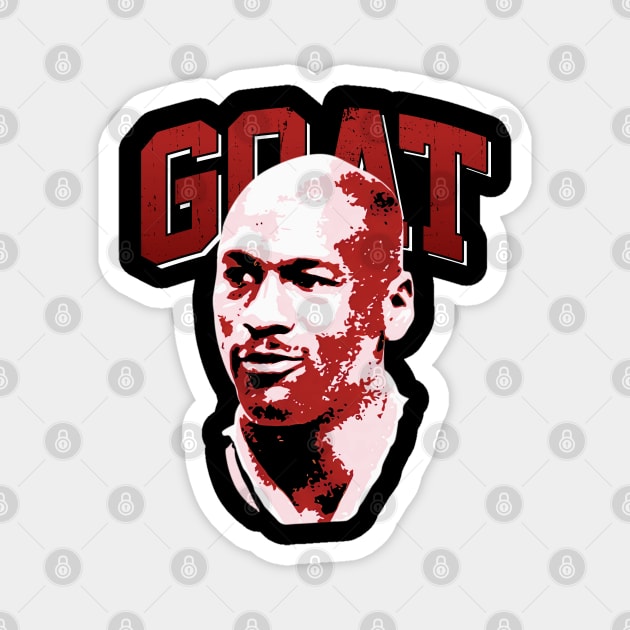 Mj Goat 23 Basketball Magnet by Polos