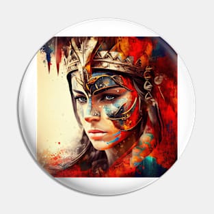 Powerful Warrior Woman #3 Pin