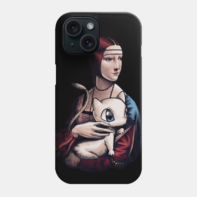 The Lady With A Little Monster Phone Case by BrunoMota